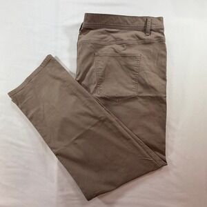 Red Ale by Alesbury Mens Tan Straight Leg Stretch Pants 46x32